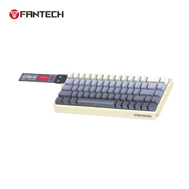 FANTECH Gejmerska mehanicka tastatura MK922 Atom HE68 Pro Retro magnetic emerald switch Wireless - EP2870941