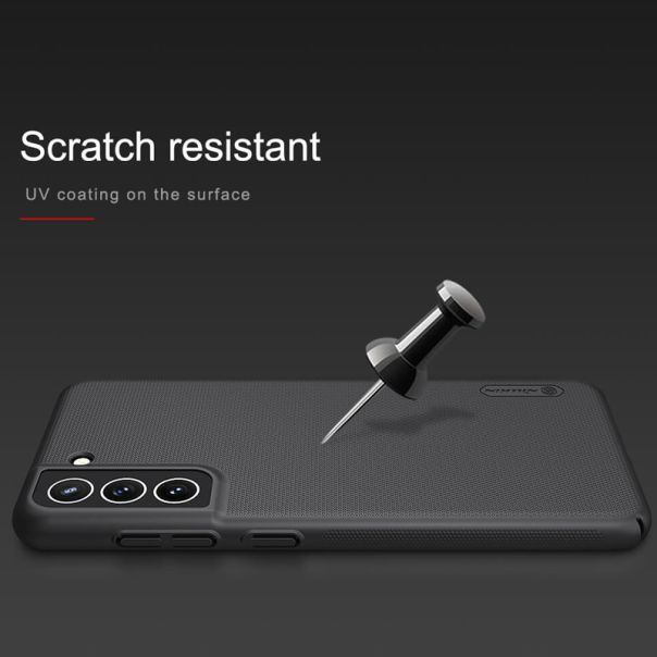 NILLKIN Maska Super Frost za Samsung G990B Galaxy S21 FE, crna - F95217