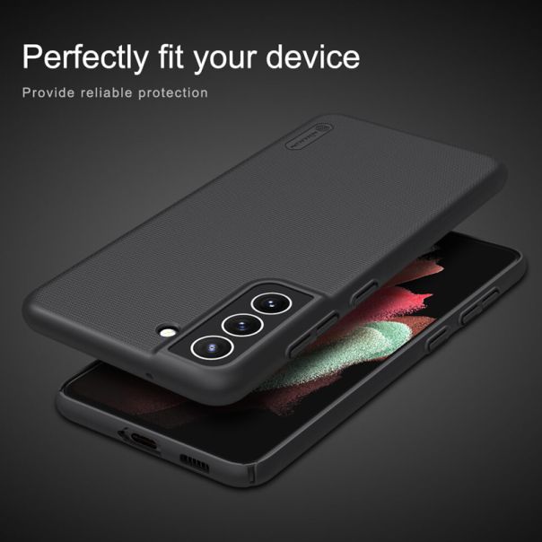 NILLKIN Maska Super Frost za Samsung G990B Galaxy S21 FE, crna - F95217