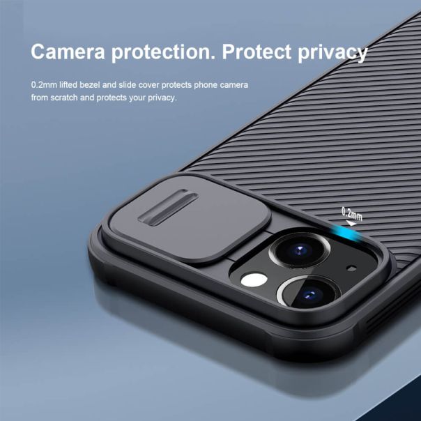 NILLKIN Maska Cam Shield Pro za iPhone 13, crna - F95440