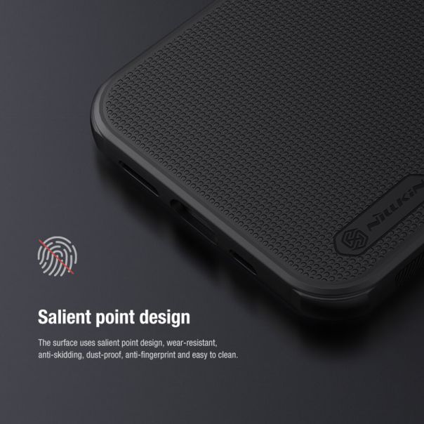 NILLKIN Maska Super Frost Pro za iPhone 13, crna - F95466