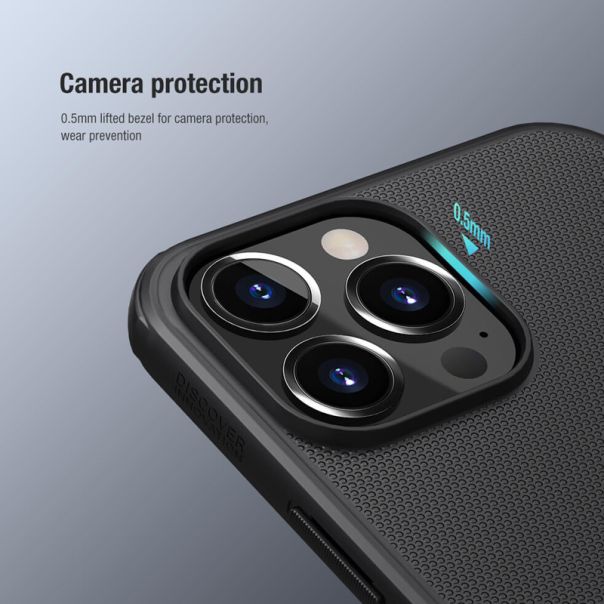 NILLKIN Maska Super Frost Pro za iPhone 13 Pro, crna - F95470
