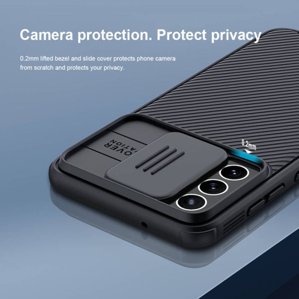 NILLKIN Maska Cam Shield Pro za Samsung G990B Galaxy S21 FE, crna - F97690