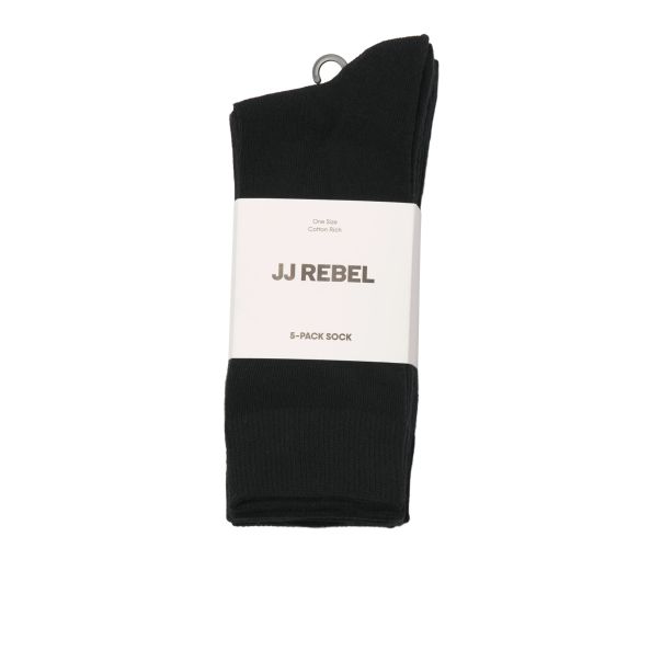 JJ Rebel duge crne čarape pakovanje od 5 - EP3066233
