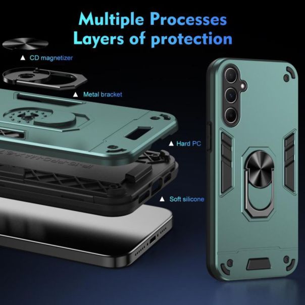 Maska za Samsung A165F Galaxy A16 tamno siva Hard Ring - 224617