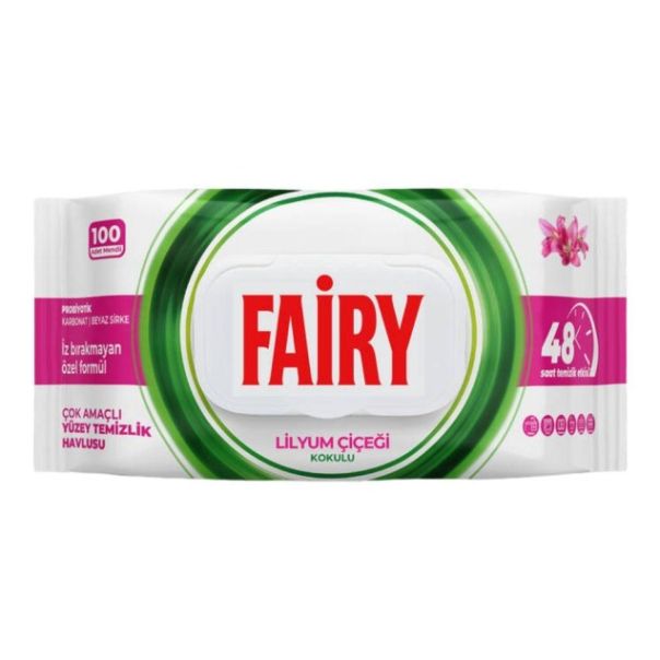 FAIRY višenamenske vlažne maramice za površine – Ljiljan 100 kom - EP2998952