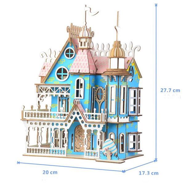 3d drvena slagalica - Plava Vila fantazija - 30