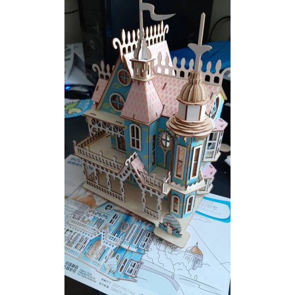 3d drvena slagalica - Plava Vila fantazija - 30