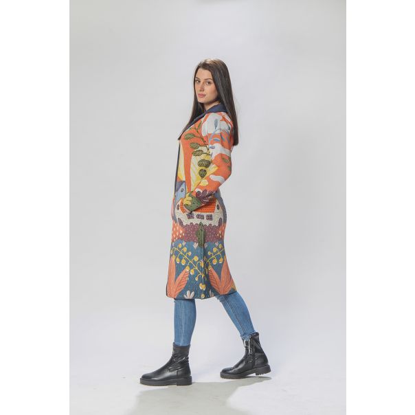 BAIKA Štrikani kaput za žene - Fantazija - KOFAN