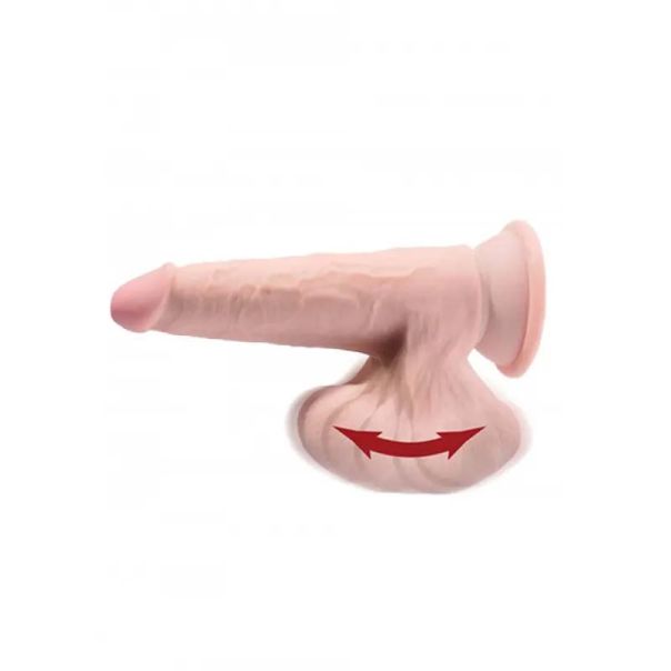 3D Dildo sa realističnim testisima 21,5cm - 21372