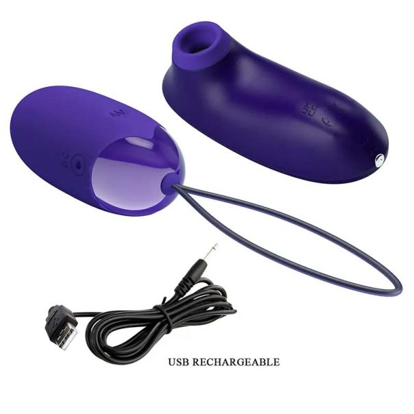 Bezicno vibro jaje i stimulator klitorisa Orthus - 014901WL