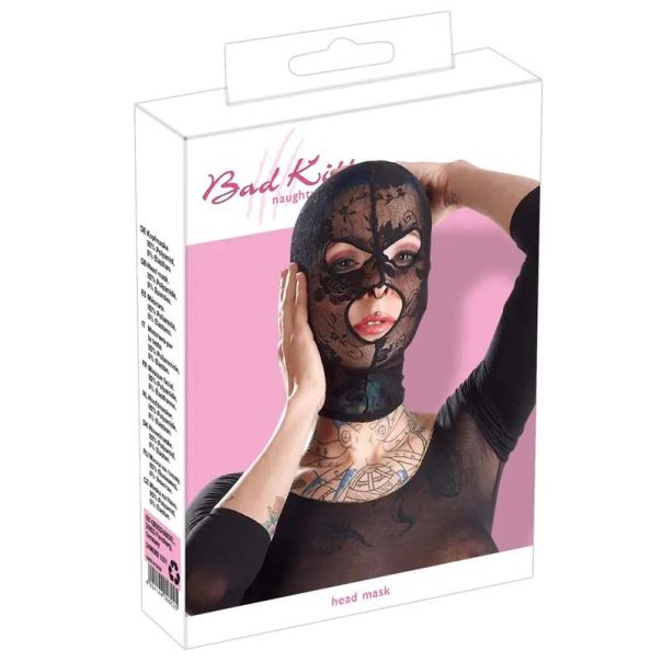 Čipkana maska za lice Bad Kitty - 24903821001