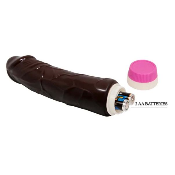 Crni realistični vibrator 20cm Fantasy Vibe - BW-001063