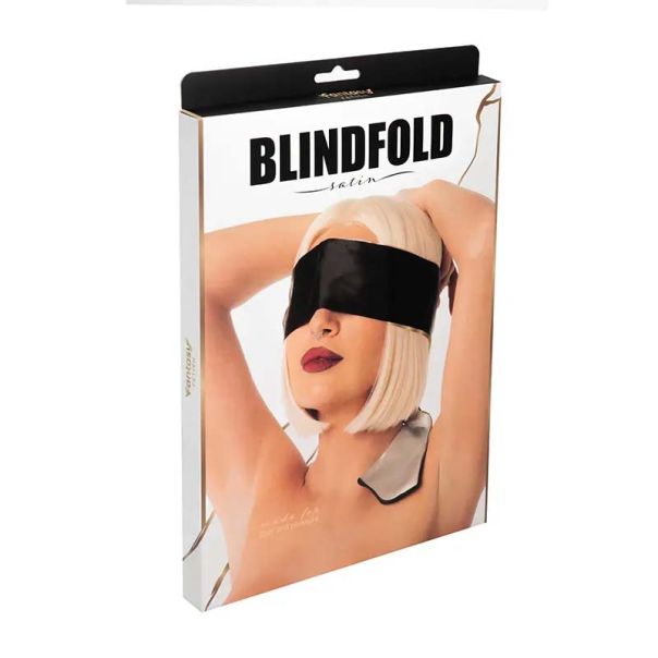 Dvobojna satenska maska za oci Satin Blindfold - ff001050