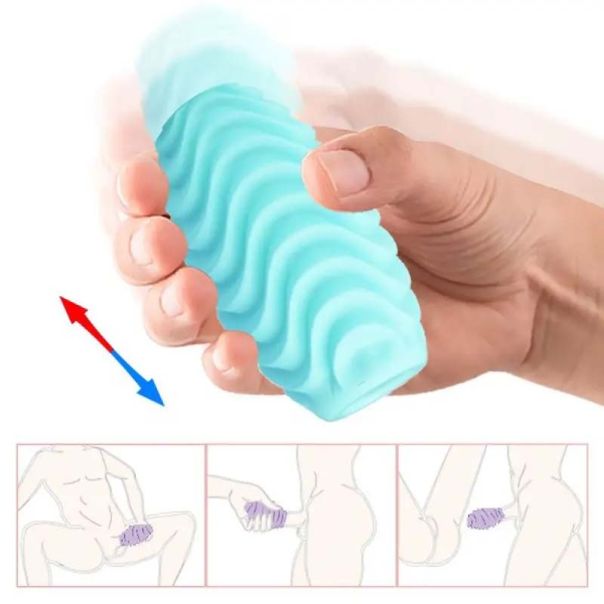 Jaje masturbator Double Sided Egg Blue - 014832-3
