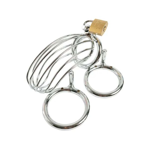 Kavez za penis od nerđajućeg čelika 2 Fantasy Fetish - ft001094