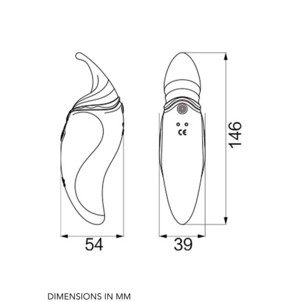 Klitoralni masazer ZALO Hero Pulse Wave Massager - 25504