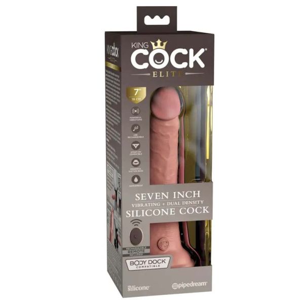 Kvalitetni Silikonski Vibro Dildo 21cm 2Density - 22707