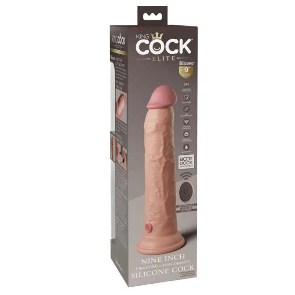Kvalitetni Silikonski Vibro Dildo 23cm 2Density - 22709