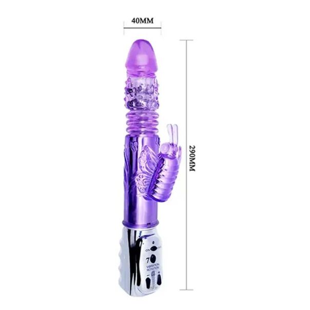 Ljubičasti leptir vibrator - 029533RSY