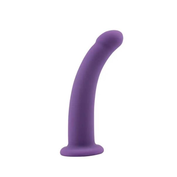Ljubicasti silikonski dildo bez testisa Bend Over - CN-544094579