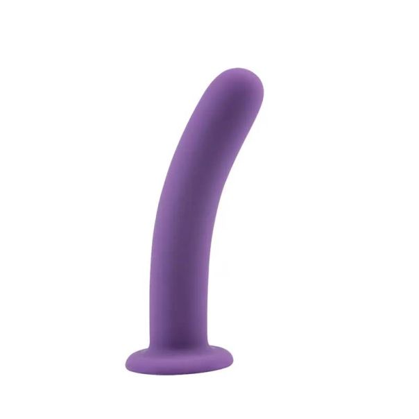 Ljubicasti silikonski dildo bez testisa Raw Recruit - CN-544073589