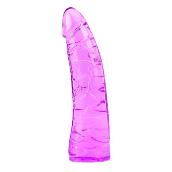 Ljubicasti TPE dildo 19cm - CN-133003835