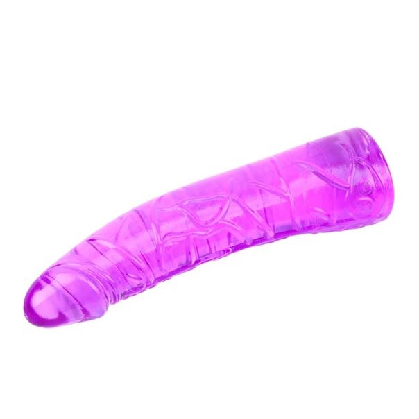 Ljubicasti TPE dildo 19cm - CN-133003835