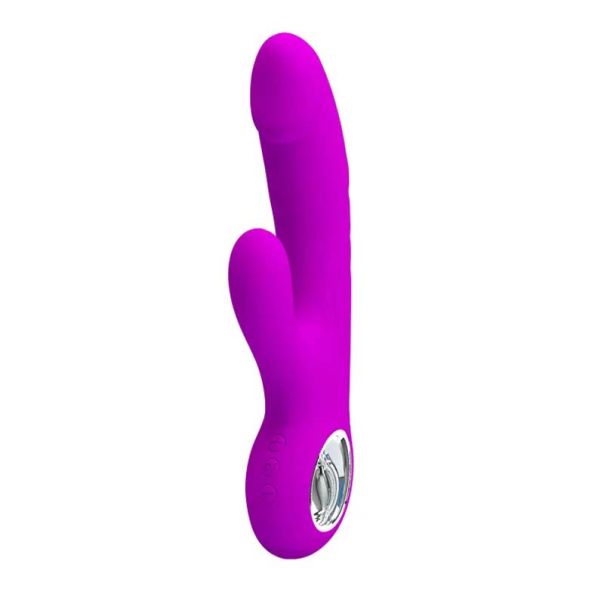 Ljubičasti vibrator sa dodatnom stimulacijom klitorisa Gordon - 014513