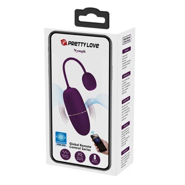 Ljubicasto vibro jaje aplikacija Nymph - 014895HP-1