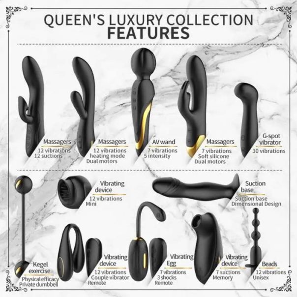 Luksuzni set Queen Luxury Collections - 014823H