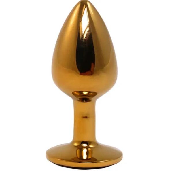 Mali zlatni analni dildo sa belim dijamantom - ft001040