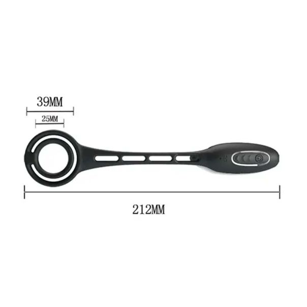 Masažer prostate sa prstenom za penis - 210200