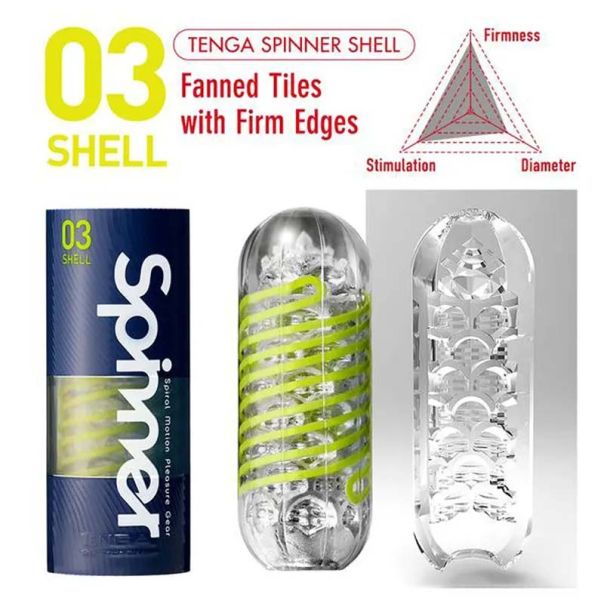 Masturbator TENGA Spinner Shell - 05343230000