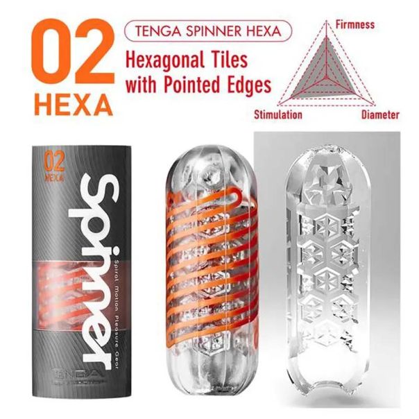 Masturbator TENGA Spinner Shell Hexa - 05343150000
