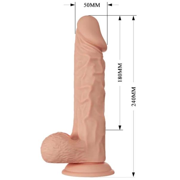 Mekani Vibro Dildo 24cm Buraq - 008104ZR