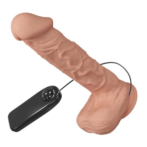 Mekani Vibro Dildo 26cm Bergrisi - 008103ZR