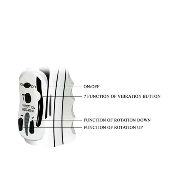 Multifunkcionalni vibrator sa rotacijom - 033785SY