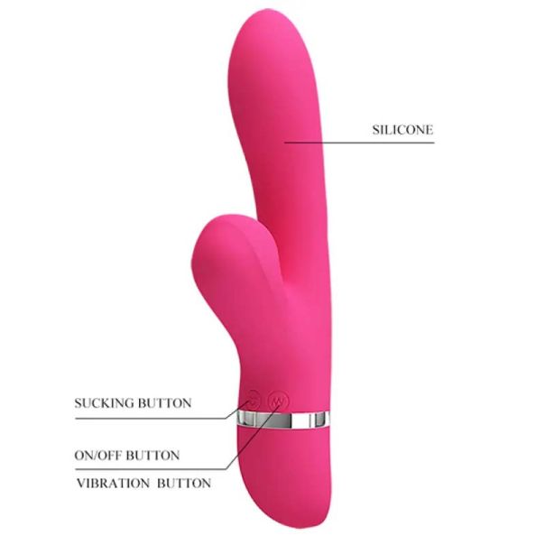 Multifunkcionalni Vibrator sa Usisavanjem Willow - 014916