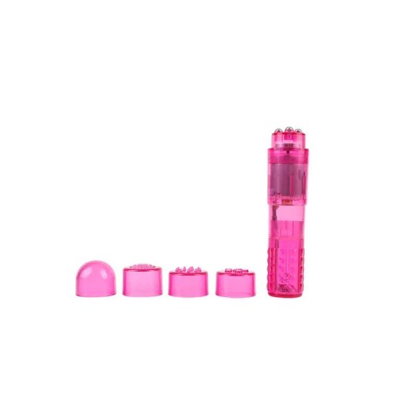 Multufinkcionalni Plasticni Vibrator THE ULTIMATE MINI MASSAGER PINK - CN-141134160