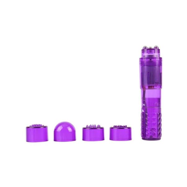 Multifunkcionalni Plasticni Vibrator THE ULTIMATE MINI MASSAGER Purple - CN-141115401
