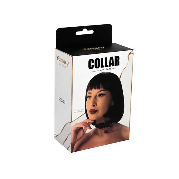 Ogrlica masna Collar with Bell - ff001015