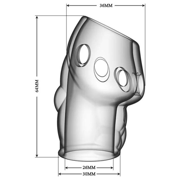 Otvorena providna navlaka za penis Oscar - 026247-1