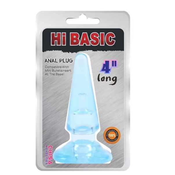Plavi analni plug za pocetnike Blue Butt Plug - CN-331424162