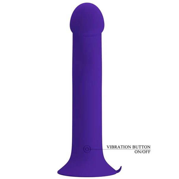 Plavi vibro dildo sa pulsacijom Murray - 014952L