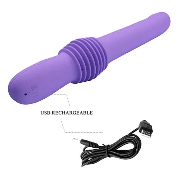 Pokrektljivi silikonski vibrator - 069006-1