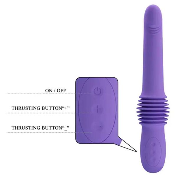 Pokrektljivi silikonski vibrator - 069006-1