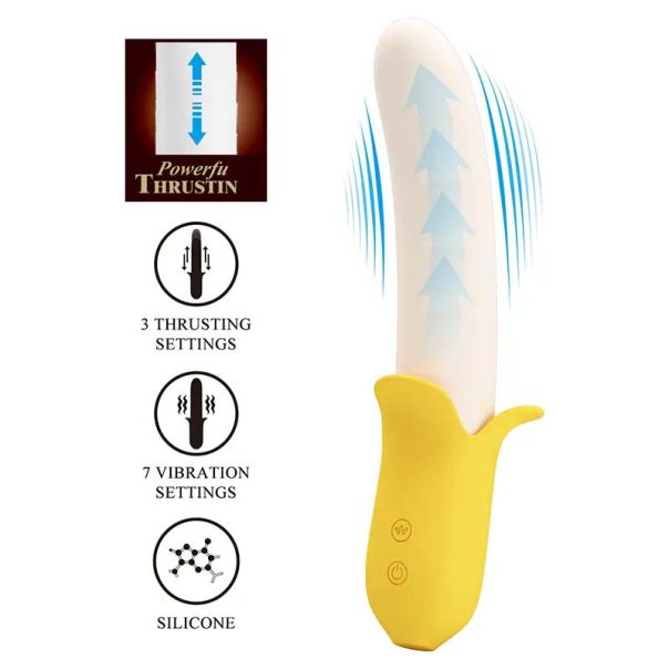 Pokretljivi Banana Vibrator Banana Geek - 014957