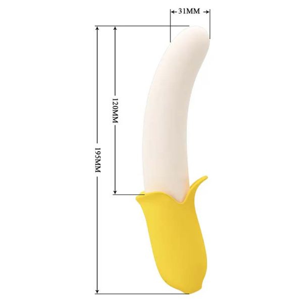 Pokretljivi Banana Vibrator Banana Geek - 014957