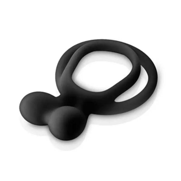 Prsten za penis i testise crni - 5710050010